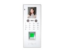 MR20 Reconocimiento Facial Máquina De Control Acceso Contraseña Huellas Dactilares Tiempo Participación Paquete Reloj eficiente(Silver)