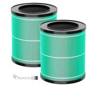MR2566 - Filtro de repuesto compatible con purificador de aire MORENTO MR2566, versión 3 en 1 H13 True HEPA y filtro de aire de carbón activado, paquete de 2