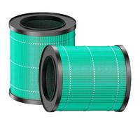MR2566 Filtro de repuesto para purificador de aire Morento MR2566, filtro HEPA de repuesto 3 en 1, carbón activo de alta eficiencia y prefiltro, versión caspa, filtro de aire de repuesto (2 unidades)