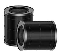 MR2566 Filtro de repuesto para purificador de aire Morento MR2566, filtro HEPA de repuesto 3 en 1, carbón activo de alta eficiencia y prefiltro, repuesto de filtro de aire (2 unidades)