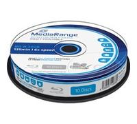 MR500 25GB BD-R 10pieza(s) disco blu-ray lectura/escritura (BD), Discos Blu-ray vírgenes BD-R, 25 GB, 6x, Caja para pastel, 10 pieza(s), Minorista