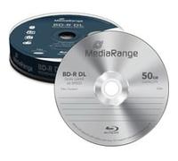 MR507 disco blu-ray lectura/escritura (BD) BD-R 50 GB 10 pieza(s), Discos Blu-ray vírgenes BD-R, 50 GB, 120 mm, 405 nm, 6x, Caja para pastel, Minorista