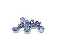 MR84RS Rodamiento 10PCS 4x8x3 mm ABEC-7 Hobby Electric RC Car Truck MR84 RS 2RS Rodamientos de bolas MR84-2RS Azul sellado(688RS 8x16x5)