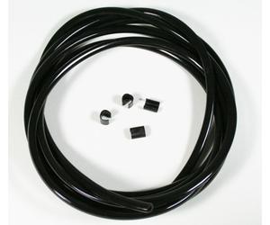 MRA Junta de goma de 2m + 6 abrazaderas de sellado de 2m + 6clips