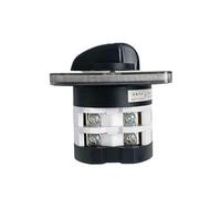 MRANADLDF Interruptor de Leva Giratorio 50 A, 2 Polos, 8 terminales, Interruptor selector Universal, Posiciones Opcionales YMZ12-50/2(Man-Off-Auto)