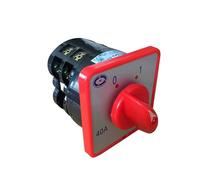 MRANADLDF Interruptor de Leva Giratorio Universal Dos Posiciones, 40 A, 7,5 kW, 380 V, Contacto Plateado, HZ5-40/7. L02