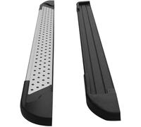 MrananQS Coche Barra Paso Lateral para VW T5 T6 Transporter 2003-2023, Faldones Laterales Coche Pedales Anti Choques Estribos Laterales Antiarañazos Barra Lateral de Pasos,