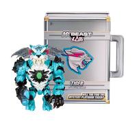 MrBeast Lab Apex Beast Tiger - Figura de coleccionista, de pie a 15,8 cm de Alto, con Detalles Extremos, Embalaje Premium, 13 Puntos de articulación y mandíbula masticable, 2 para coleccionar