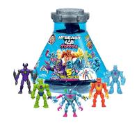 MrBeast Lab Hybrids megapack, CREA 5 Figuras de acción híbridas con Piezas Intercambiables, Experimento de Mega Torso Panther para Descubrir los Colores Reales del híbrido, más de 30 para coleccionar