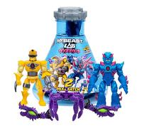 MrBeast Lab Hybrids Pack múltiple, CREA 2 Figuras de acción híbridas con Piezas Intercambiables, Piezas de Golden Panther Dragon, infinitas Combinaciones, más de 30 Bestias para coleccionar