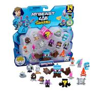 MrBeast Lab Swarms Serie Mega-Tech: Sal del Laboratorio y prepárate para la Batalla. Colecciona más de 80 Swarms únicos. Pack de 14 Incluye 13 Micro Beasts, 1 Mega Swarm y guía del coleccionista.