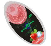 MrBlastin 100 bolas trituradas de fresa helada para inserción en filtro, 16 sabores para elegir disponibles, bolas trituradas de mentol y menta, cápsulas con sabor. Haz clic en las bolas de inserción