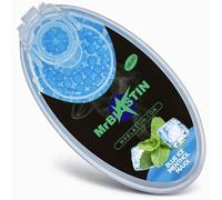 MrBlastin 100 Bolas Trituradoras Maxx de Menta Hielo Azul para Inserción en Filtro, 16 Sabores Disponibles para Elegir, Bolas Trituradoras de Menta Mentolada, Cápsulas Saborizadas. Haz clic en Cuentas