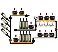 MRBVAOXVD Botelleros, Amantes Del Vino/Botellero de Pared: para Botellas de Vino Y Copas. Elegante Almacenamiento para la Cocina, el Comedor, el Bar Y la Bodega. Botellero de Pared/#9