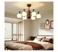 MRBVAOXVD Candelabras, Estilo Medieval Francés Lámpara Sala de Estar Colgante Luz Chino Retro Creativo Frijol Mágico Dormitorio Comedor/Rc /65 cm