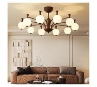 MRBVAOXVD Candelabras, Estilo Medieval Francés Lámpara Sala de Estar Colgante Luz Chino Retro Creativo Frijol Mágico Dormitorio Comedor/Rc /105 cm