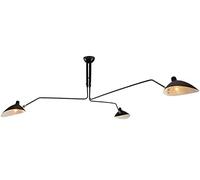 MRBVAOXVD Candelabras, Iluminación de Lámpara Moderna de Mediados Del Siglo - Luminaria de Techo de 3 Brazos con Diseño Impresionante -A para Interiores Elegantes