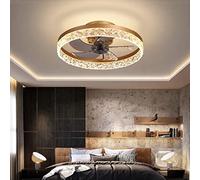 MRBVAOXVD Candelabras,Led Ceililight - Control Remoto Cambio de Color Lámpara Moderna para Sala de Estar Y Dormitorio - Iluminación de Lámpara con Función de Atenuación/Oro