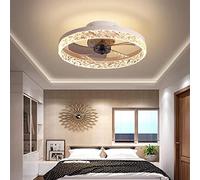 MRBVAOXVD Candelabras,Led Ceililight - Control Remoto Cambio de Color Lámpara Moderna para Sala de Estar Y Dormitorio - Iluminación de Lámpara con Función de Atenuación/White