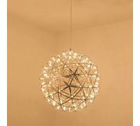 MRBVAOXVD Candelabras, Led Colgante Luz Cromo Lámpara Colgante, Fuegos Artificiales Diente de Leónqueña Lámpara de Iluminación Del Techo, Lámparas Postmodernaspendidas para Comedor Dormitorio Cocina (