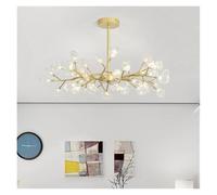 MRBVAOXVD Candelabras, Rama Moderna Llevó Lámpara de Techo Oro Nórdico Arte Sala de Estar Luces Colgantes Iluminación Decoración Del Hogar Restaurante Lámparas Del Dormitorio/Sombras 463Luces