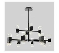 MRBVAOXVD Candelabras, Simple Liviroom Light Lujo Creativa Dormitorio Comedor Lámpara Iluminación Nórdica/Variable/12 Luces a