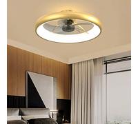 MRBVAOXVD Candelabras, Ventilador de Techo con Luces Y Control Remoto - Silencioso Temporizador Reversible de 6 Velocidades - Ventilador de Techo de 55 cm Dc con Lámpara Led - para Dormitorio - 5 Cuch