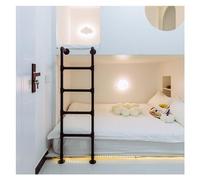 MRBVAOXVD Escaleras, 1M 1.2M 1.5M 1.8M 2M 2.3 Mescaleras de Cama Litera de Metal, Escaleras de Metal Ventana Del Sótano Escalera de Escadel Pozo para Adultos Niños Escalando Escapando, Cargas 150Kg, A