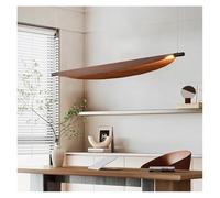 MRBVAOXVD Lámparas de Araña, Hojas de Grano de Madera Nórdica Llevó la Luz Colgante Restaurante Mesa Lámpara de Araña Iluminación Casa Sala de Té Decoración Lámparas Colgantes/L135Cm