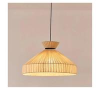MRBVAOXVD Lámparas de Lámpara, Tejido de Yute Nórdico Llevó Luces Colgantes Estilo Crema Francesa Restaurante Lámpara de Lámpara Casa Dormitorio Lámparas de/3 Color/Efedrad50Cm