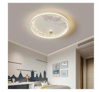 MRBVAOXVD Lámparas, Luces de Techo Led Modernas para Niños Habitaciones Niñeros Dormitorios de Bebés Niños Y Niñas Astronautas Del Espacio Exterior Lámpara/Luz Tricromática/Bblue