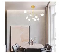 MRBVAOXVD Lustras, Moderno Llevó Lámpara de Araña Sala de Estar Dormitorio Cocina Nórdica Magnífica Lámpara de Lucilucida Casa Iluminación Interior Decoración de Lujo Colgando/36Cabezas