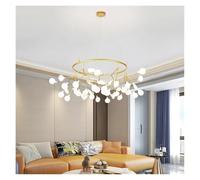 MRBVAOXVD Lustras, Moderno Llevó Lámpara de Araña Sala de Estar Dormitorio Cocina Nórdica Magnífica Lámpara de Lucilucida Casa Iluminación Interior Decoración de Lujo Colgando/27Cabezasa