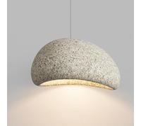 MRBVAOXVD Luz Colgante de Resina Wabi-Sabi Japonesa - Luz Led Creativa para Dormitorio, Comedor, Isla de Cocina Y Bar - Lámpara de Techo Moderna/30Cm/C. B.
