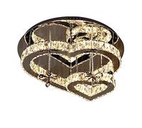 MRBVAOXVD Luz de Techo de Moderno - 42W Led, Y Control Remoto,O para Dormitorio, Sala de Estar Y Comedor - Lámpara de Acero Inoxidable K9