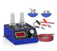 MRCARTOOL Comprobador de Bujías 500~9000rpm Analizador de Bujías de Encendido con Toma de Doble Orificio Ajustable 220V Comprobador de Bujías Largas, para Vehículos de 12V 24V