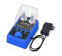 MRCARTOOL Comprobador de Bujías con Doble Orificio, Frecuencia de Trabajo Ajustable 0-6000rpm, Analizador de Bujías con Funda Transparente, para Vehículos de 12V (Azul)