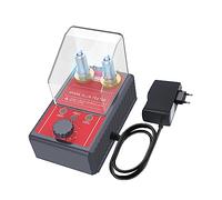 MRCARTOOL Comprobador de Bujías con Doble Orificio, Frecuencia de Trabajo Ajustable 0-6000rpm, Analizador de Bujías con Funda Transparente, para Vehículos de 12V (Rojo)