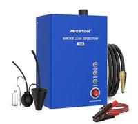 MRCARTOOL Máquina de Humo automotriz T80 Detector de Fugas con Bomba de Aire integrada, probador de Humo para Sistemas EVAP y vacío con indicador de Nivel de líquido