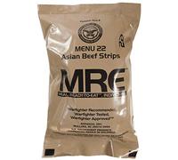 MRE (Meals Ready-to-Eat) - Racionamiento original de los combatientes de guerra de EE. UU.1 paquete de provisiones para militares de diferentes sabores de MRE.