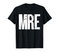MRE Military Ration - Gráfico de tipografía de Humor táctico Camiseta
