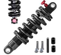 MREGLHUI Amortiguador Trasero para Bicicleta De Montaña MTB,Amortiguador De Bobina + Aceite,Amortiguadores Traseros Hidráulicos De Amortiguación Ajustable,Suspensión De Resorte,165mm,1500Lbs