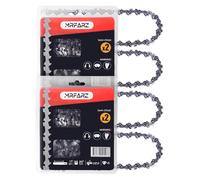 MRFARZ Cadenas de motosierra de 12 pulgadas, 45 eslabones de transmisión de 3/8 pulgadas, paso LP de 0.43 pulgadas, calibre de 43 pulgadas, cadenas de sierra semicincel de repuesto para DCCS620,