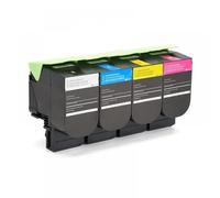 MRHZKE 1x El Cartucho de tóner Compatible Funciona con CX410 CX410DE CX410DTE CX410E CX510 CX510DE CX510DTHE CX310 CX310DN CX310N CX510DHE Printers(Yellow)