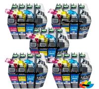 MRHZKE 20 Ink Cartridges For MFC-J870DW MFC-J650DW MFC-J6520DW MFC-J6720DW MFC-J6920 Including LC125BK LC125C LC125M LC125Y