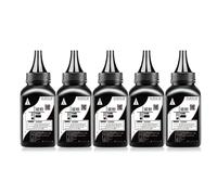 MRHZKE 5x100g Toner Refill For HL-L2310 HL-L2350DN HL-L2370DN TN450 TN760 TN2450 TN2445 TN2420 TN2480