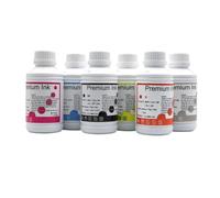 MRHZKE 6 Colores Tinte de Tinte Recargable Compatible con expresión Photo HD XP-15000 XP-15010 XP-15080 Impresoras 378XL 478XL 312XL 314XL XP 15000 Cartuchos de Tinta(500ML-Dye-Grey)