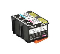 MRHZKE 765-9 Cartucho de Tinta Azul Rojo Compatible con DM300C DM400C DM425C-ML DM425C-MM DM450C DM475C 3C00 6C00 Suministro de Tinta de reemplazo(1 Set 2PCS)