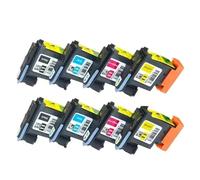 MRHZKE Cabezal de impresión Designjet para Repuesto HP11 Designjet 70 100 110 500 510 500PS C4810A C4811A C4812A C4813A(2Set(8colors))