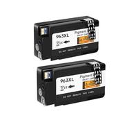 MRHZKE Cartucho de Tinta 963XL 967XL 963 967 XL Compatible con OfficeJet Pro 9010 9015 9020 9022 9025 Carteros de reemplazo de impresoras para 963 967 Ink Jet(2Black)